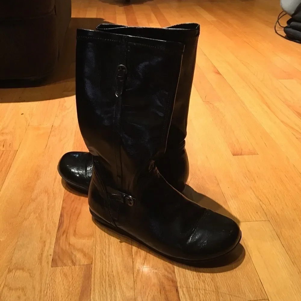 Nordstrom Black patent boots